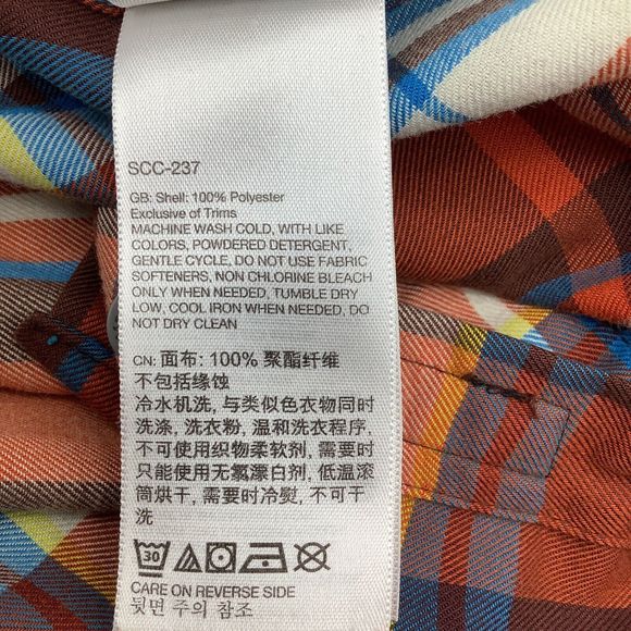 Marmot‎ Mens Long Sleeve Button Up Shirt Plaid Size Medium - Picture 7 of 7